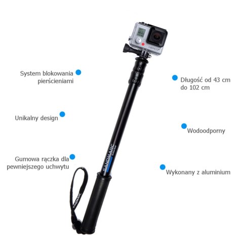 Monopod wysięgnik Black Edition Monopod wysięgnik Black Edition
