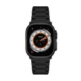 Tytanowy pasek SANDMARC do Apple Watch Ultra i Ultra 2, 3 CZARNY (Grade 2)